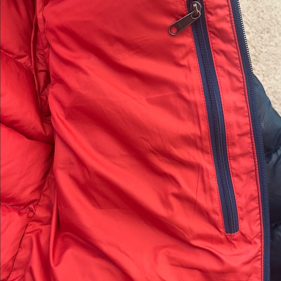 Patagonia Hi Loft down sweater jacket boys size L hooded - Picture 8 of 12